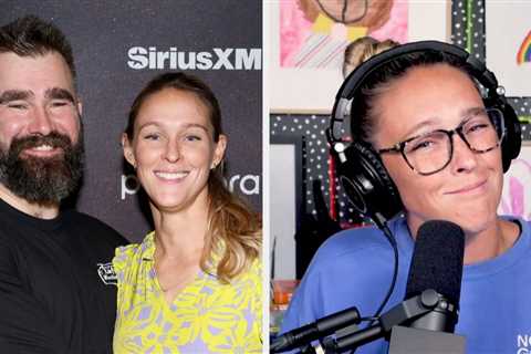 After Revealing That Both Her And Jason Kelce’s Dads Awkwardly “Disappear Into Thin Air” Whenever..