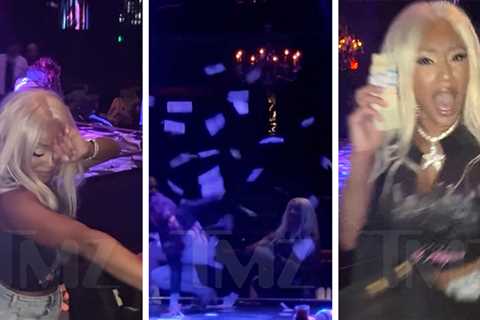 Saweetie Makes It Rain at Las Vegas Strip Club, on Video
