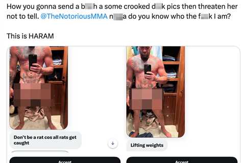 Azealia Banks accuses Conor McGregor of sending her unsolicited nude pics — and posts the alleged..