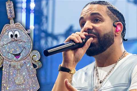 Drake Gets Diamond-Filled 'Beauty and the Beast' Cogsworth Clock From Alex Moss