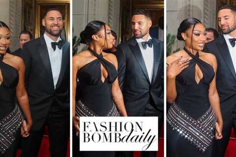 Fashion Bomb Couple: Megan Thee Stallion Stuns in Off-White Gown with Klay Thompson at Pete and..