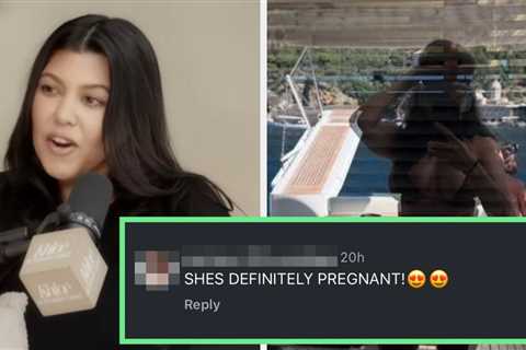 Kourtney Kardashian Responded To Pregnancy Rumors After A Bikini Photo Sparked Speculation