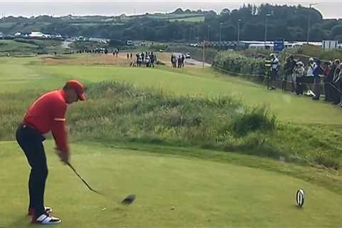 Furious Sergio Garcia snaps driver in half on second tee — and plays rest of British Open without..