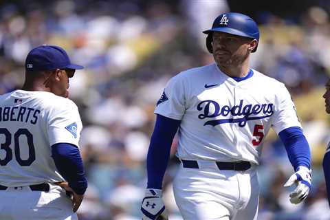 Freddie Freeman exits with wrist injury after getting hit by pitch in latest Dodgers concern