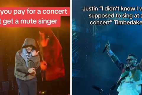 People Are On Their Knees Begging Justin Timberlake To Actually Sing At His Concerts After A Whole..