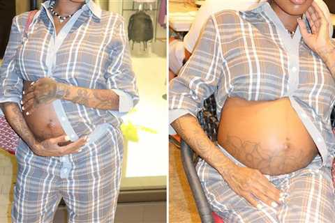 Guess Which Hot Rapper Boasted Her Baby Bump!