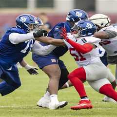 ‘Explosive Cat’ Abdul Carter makes his talent abundantly clear in impressive day at Giants camp
