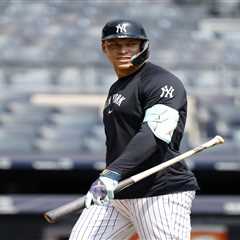 Aaron Judge on cusp of rejoining Yankees after elbow injury