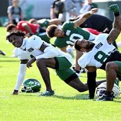 Secondary dominates with two interceptions of Justin Fields at Jets camp