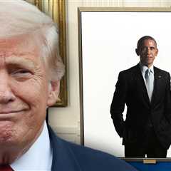 Donald Trump Reportedly Moves Portrait of Barack Obama to Hidden Stairwell
