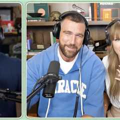 Travis Kelce and Taylor Swift explain how they deal with constant media attention