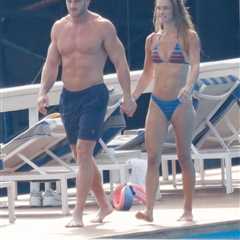 Logan Paul, bikini-clad fiancée Nina Agdal go kayaking in Italy ahead of Lake Como wedding