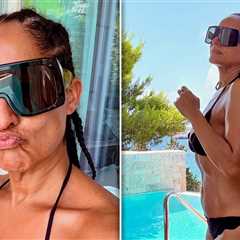 Tracee Ellis Ross Shows Off Figure in Black Bikini