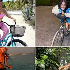 Ride Into These Sexy Stars On Bikes!