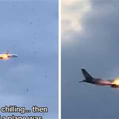 Passenger Jet Makes Emergency Landing After Flames Erupt Near Engine Mid-Flight
