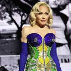 Madonna (AKA ‘Madudu’) Celebrated Her 67th Birthday With an Enormous Labubu Cake