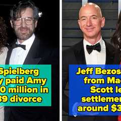 9 Of The Most Shocking, Jaw-Dropping Expensive Celebrity Divorce Settlements Ever Paid Out