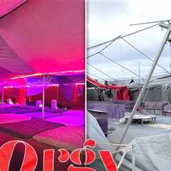 Burning Man's Orgy Dome Destroyed by Dust Storm