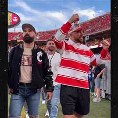 Travis Kelce Attends College Football Game After Getting Engaged