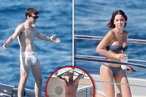 Cruz Beckham Mocks Dad's Iconic Vacay Look, Strips to Speedos on Yacht