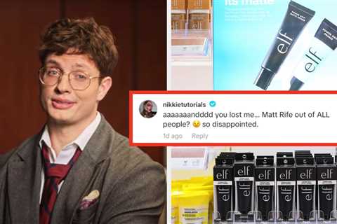 Matt Rife's Makeup Ad For E.L.F. Is Facing Major Backlash Because Of His Past Jokes About Domestic..