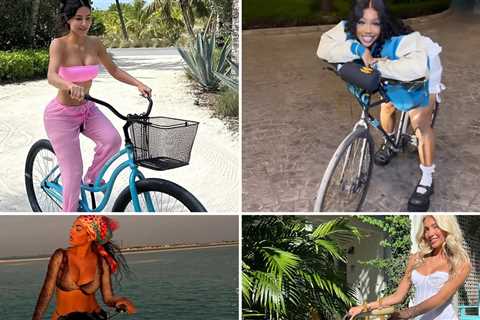 Ride Into These Sexy Stars On Bikes!