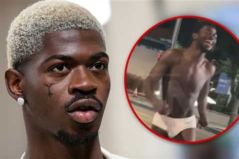 Lil Nas X Officially Booked For Nearly Nude Romp in L.A.