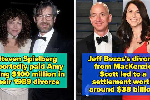 9 Of The Most Shocking, Jaw-Dropping Expensive Celebrity Divorce Settlements Ever Paid Out