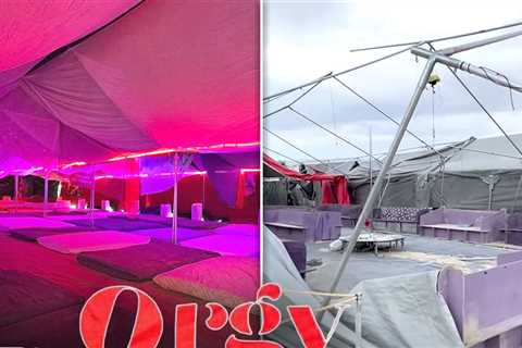 Burning Man's Orgy Dome Destroyed by Dust Storm