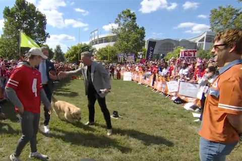 Kirk Herbstreit’s dog poops during $250K Pat McAfee contest in wild live moment