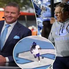 Kirk Herbstreit left stunned after he unknowingly jinxes Bill Belichick, UNC before back-breaking TD
