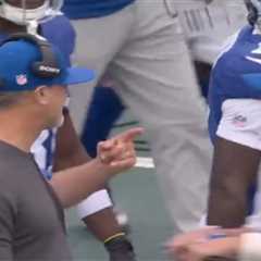 ‘Upset’ Malik Nabers and Brian Daboll have spirited Giants encounter in season opener