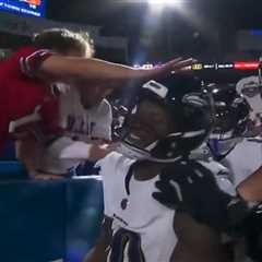 Bills fan who hit, got shoved by Lamar Jackson banned from all NFL stadiums