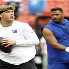 The Giants are ready for whenever Jaxson Dart takes the reins from Russell Wilson