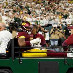 Commanders’ Deatrich Wise Jr. carted off field in scary scene