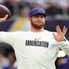 Carson Wentz would make NFL history if he starts for Vikings after J.J. McCarthy injury