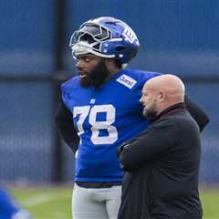 Andrew Thomas ramping up toward potential Giants return versus Chiefs