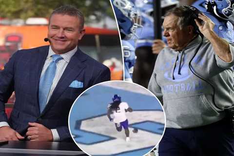 Kirk Herbstreit left stunned after he unknowingly jinxes Bill Belichick, UNC before back-breaking TD