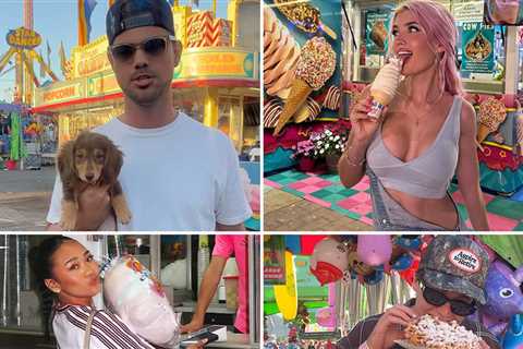 Celebs At The Fair ... Step Right Up To Fun, Flashy Photos!