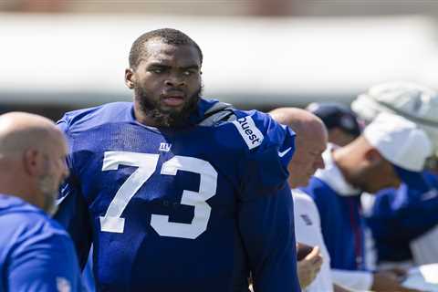 Evan Neal’s Giants future in doubt after demotion for season opener vs. Commanders