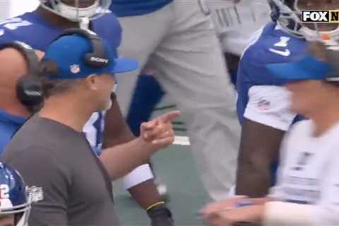 ‘Upset’ Malik Nabers and Brian Daboll have spirited Giants encounter in season opener