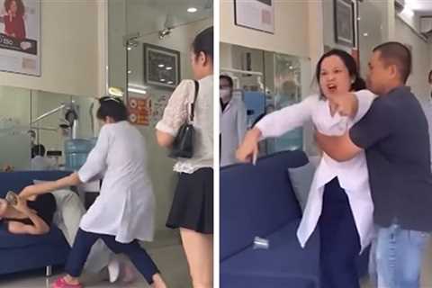 Furious Dentist Attacks Patient with Barbell Over Braces Complaint, On Camera