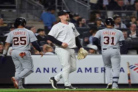 Yankees bullpen’s nightmare seventh inning turns tight game into ugly loss to Tigers