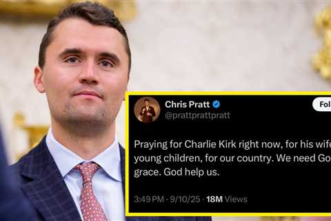 Chris Pratt, Candace Cameron Bure, And More Celebrities Are Reacting To Charlie Kirk's Death
