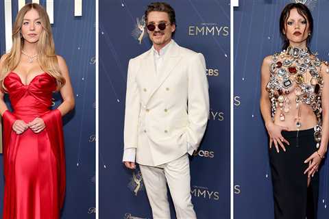 Jenna Ortega, More Stars Walk 2025 Emmy Awards Red Carpet