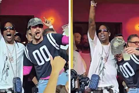 Travis Scott Goes Wild at Bad Bunny's Final Puerto Rico Residency Show
