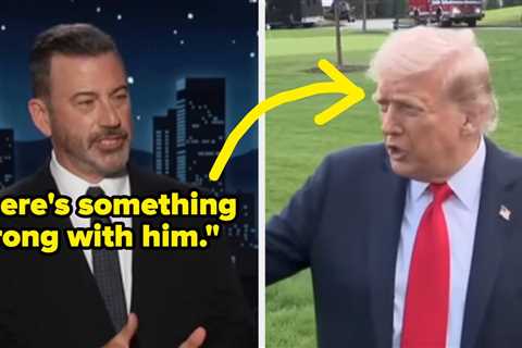 Who Thinks Like That?: Jimmy Kimmel Spotted This 1 Very Odd Thing Trump Keeps Mentioning When..