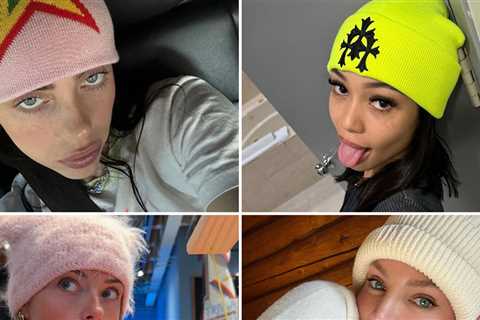 Babes Wearing Beanies to Kick Off Fall!