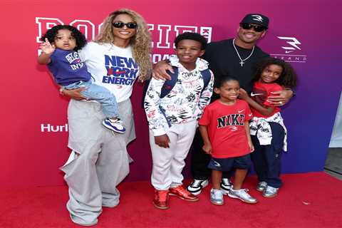 Russell Wilson and Ciara cheer on their kids at NYC fashion show before Giants’ home opener