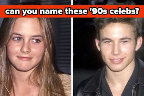 Can You Name These Celebrities Who Were Only Popular In The '90s?